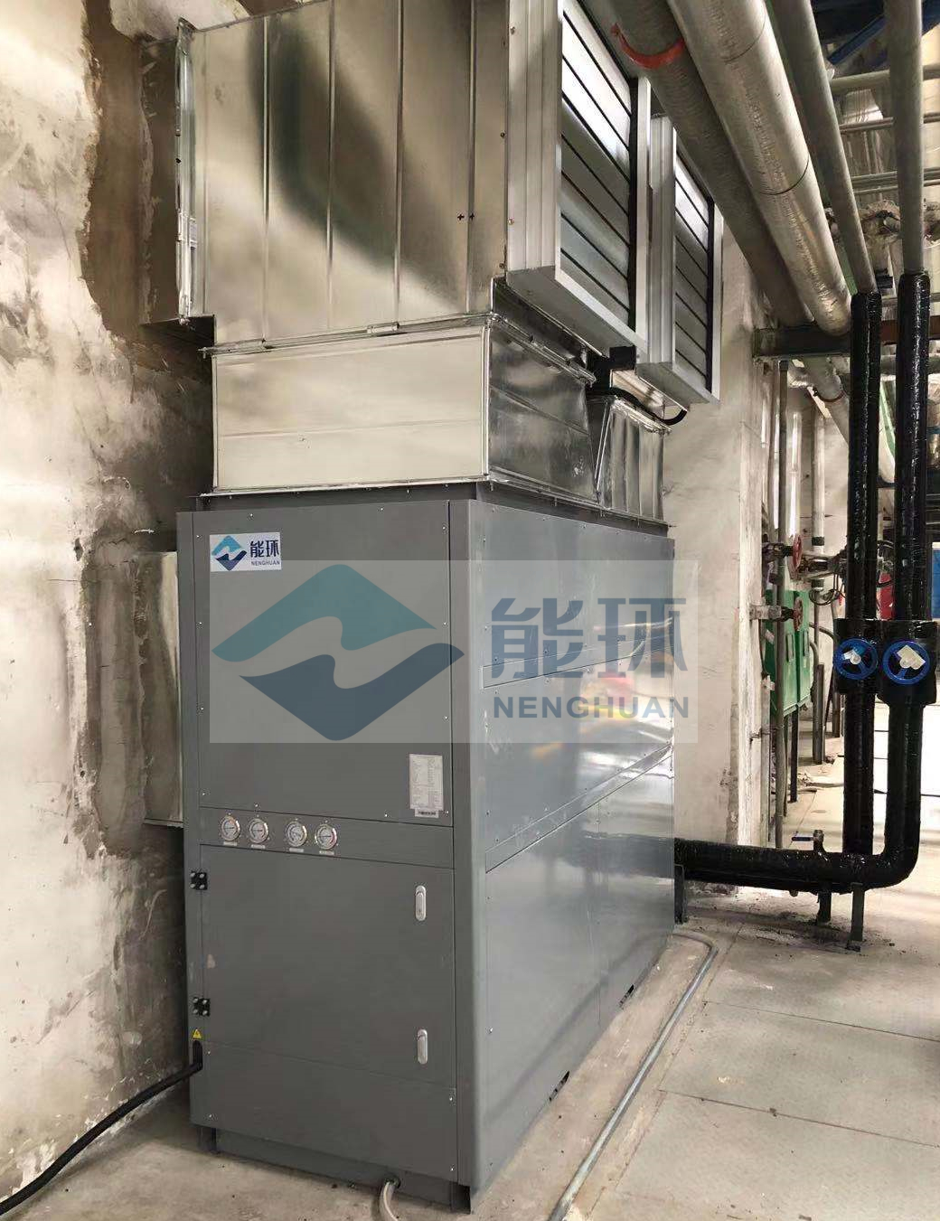 （专用水源机组）河南晋煤煤化工风机系统8台变频器水源机组项目